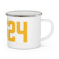 06524 Bethany Connecticut Zip Code Enamel Camping Mug