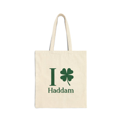 I Clover Haddam Cotton Canvas Tote Bag