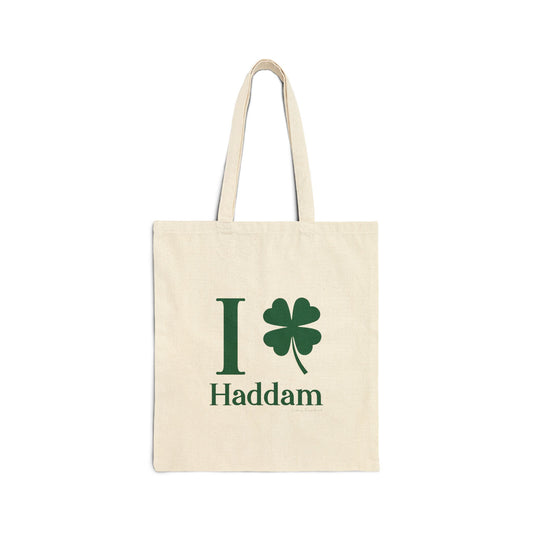 I Clover Haddam Cotton Canvas Tote Bag