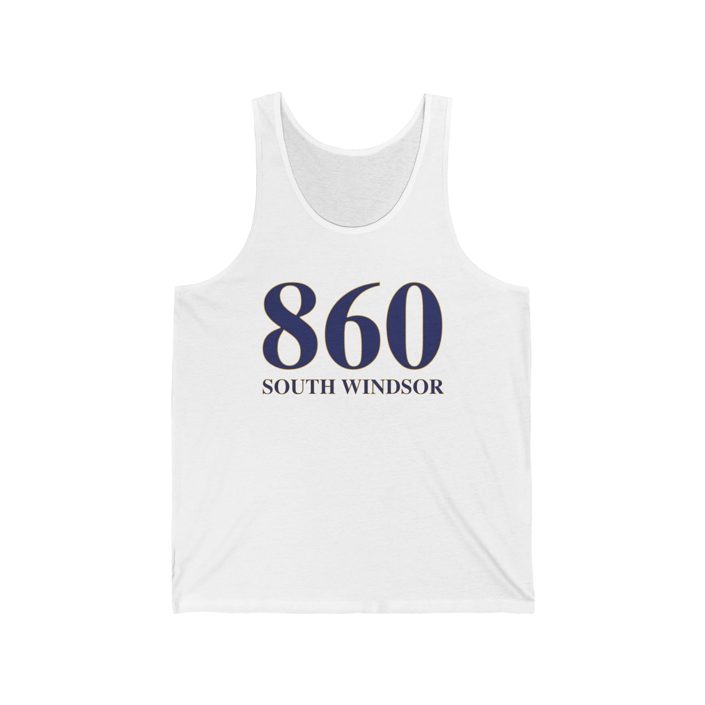 860 South Windsor Unisex Jersey Tank Top