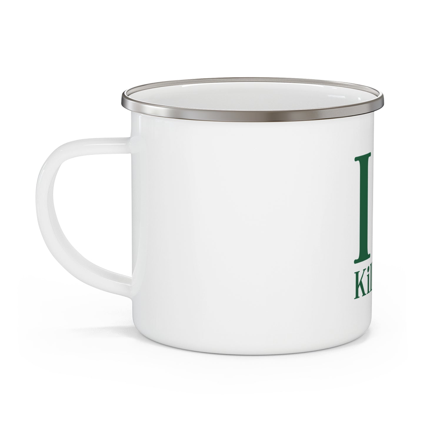 I Clover Killingly Enamel Camping Mug