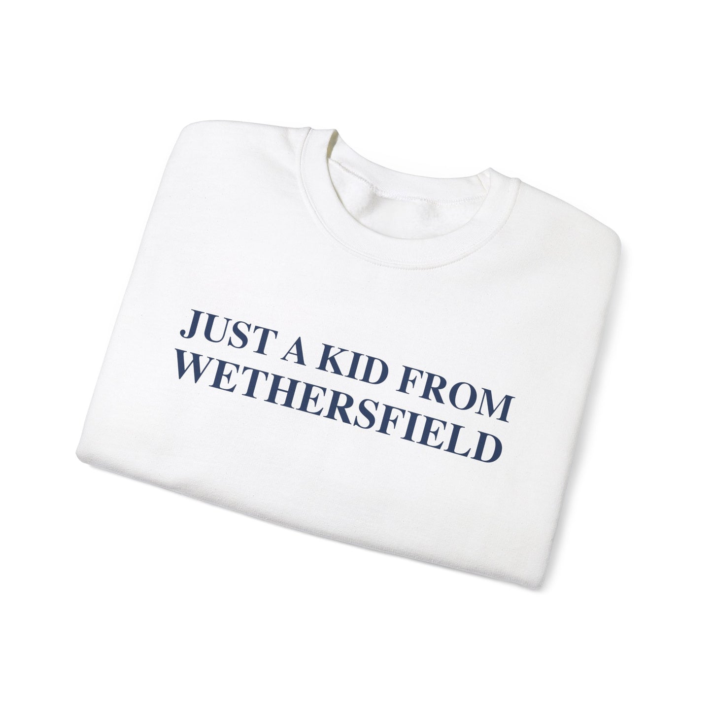 Just a kid from Wethersfield Unisex Heavy Blend™ Crewneck Sweatshirt