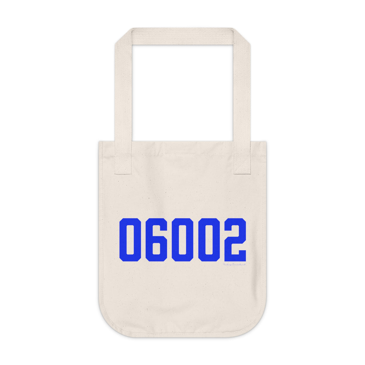 06002 Bloomfield Connecticut Zip Code Organic Canvas Tote Bag