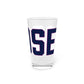 Goose Zip Code Blue & Purple Pint Glass, 16oz