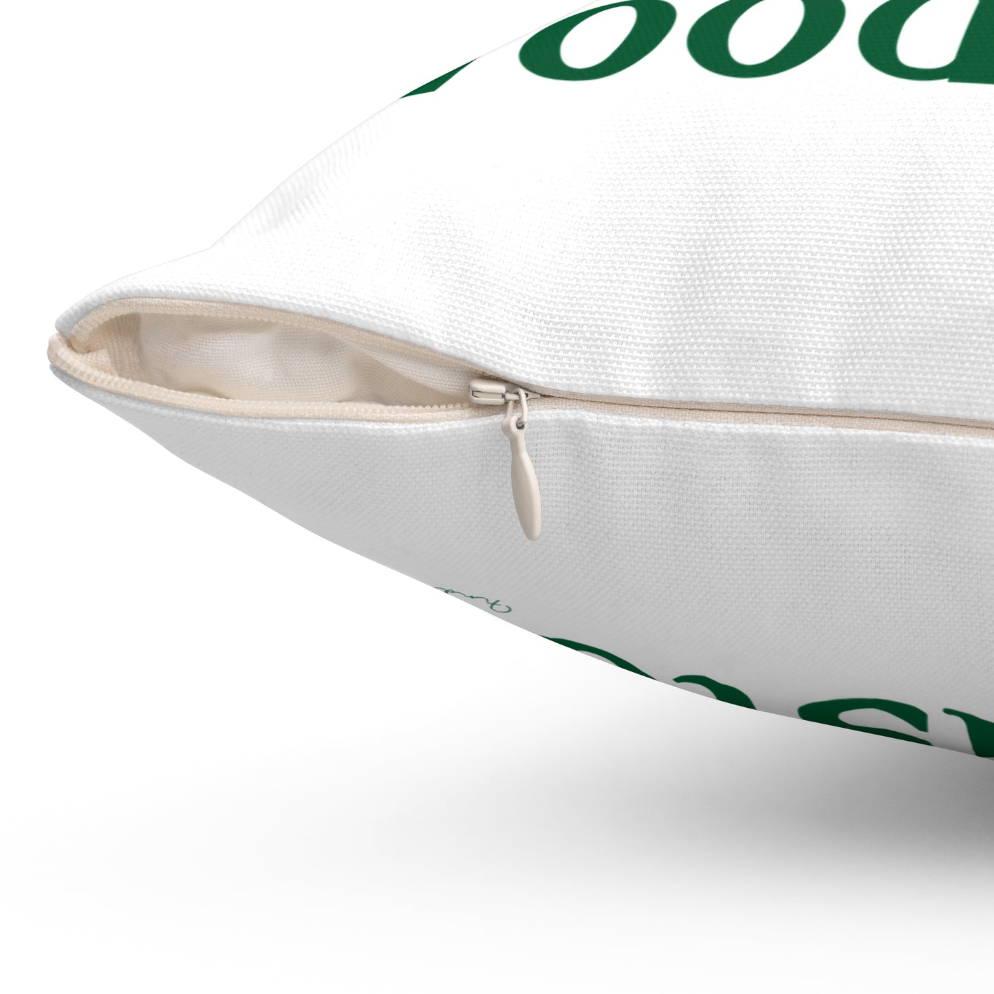 I Clover Woodstock Spun Polyester Square Pillow