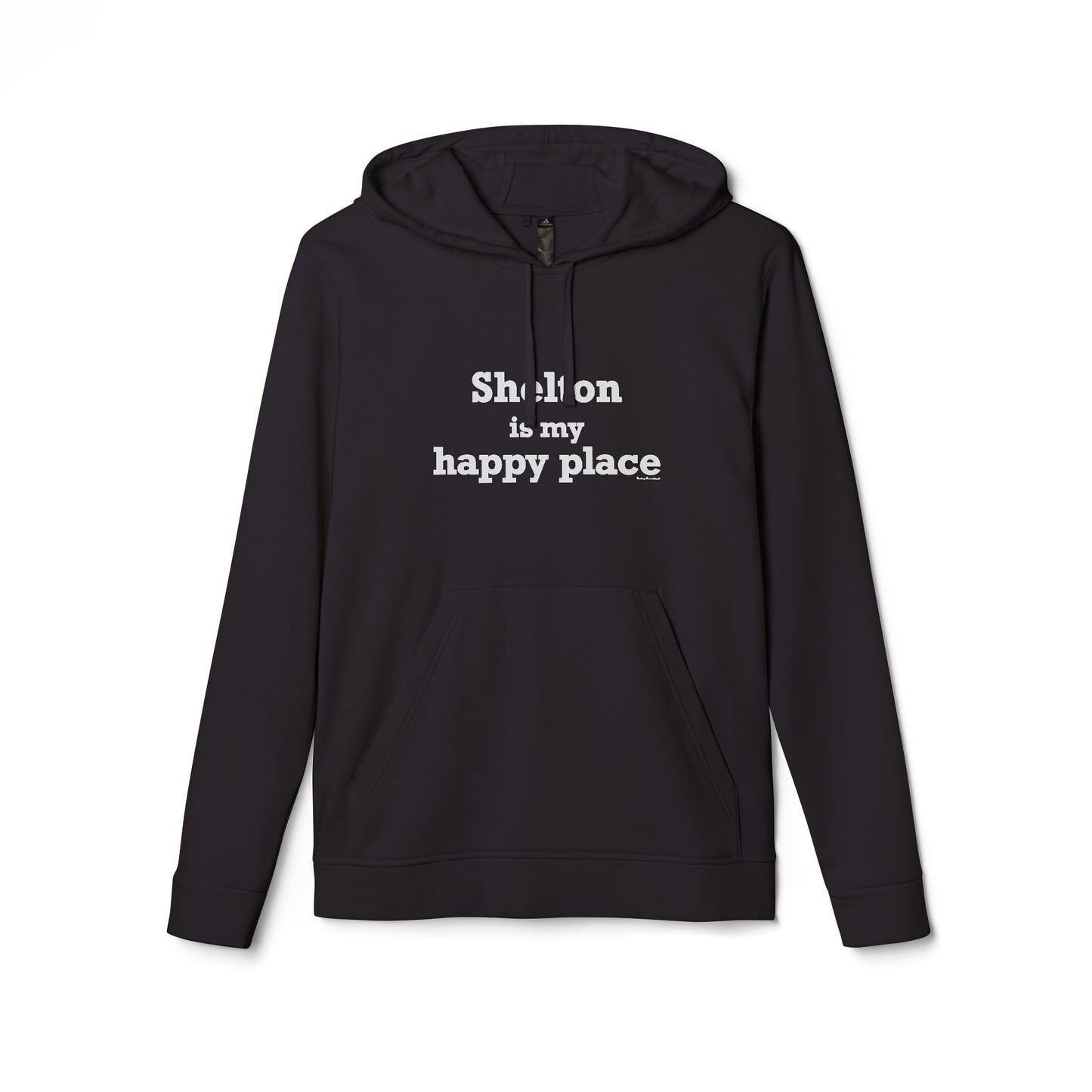 Shelton Is My Happy Place adidas Unisex Fleece Hoodie