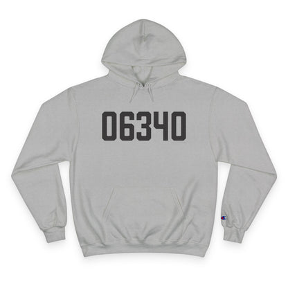 06340 Groton Connecticut Zip Code Champion Hoodie