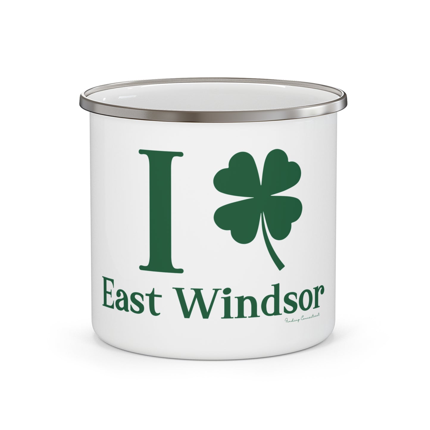 I Clover East Windsor Enamel Camping Mug