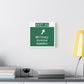 Vintage WCP Exit 61 Sign Matte Canvas, Stretched, 1.25"