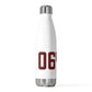 06403 Beacon Falls Connecticut Zip Code 20 oz Insulated Bottle