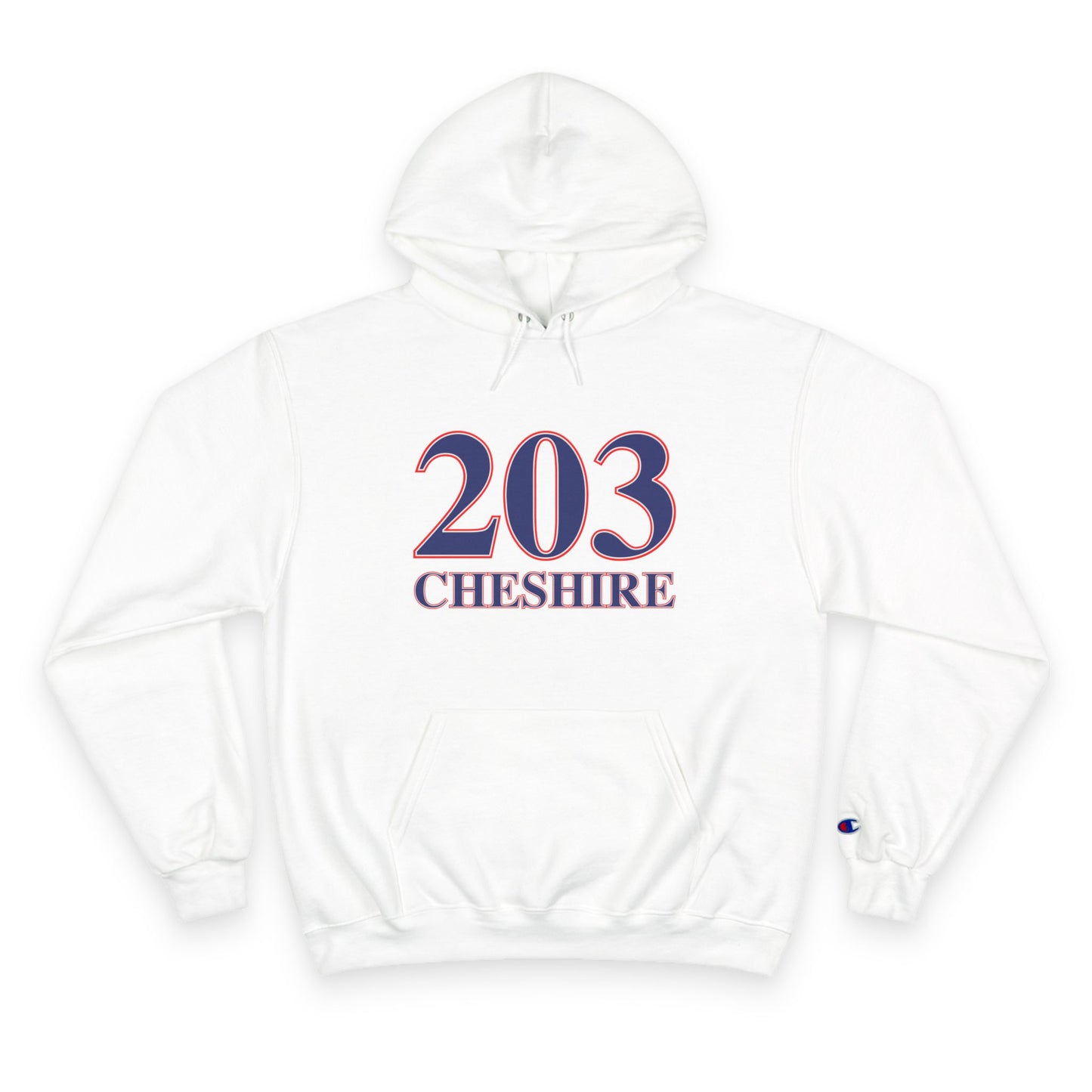 203 Cheshire Red White & Blue Champion Hoodie