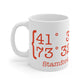 Stamford Coordinates Mug 11oz