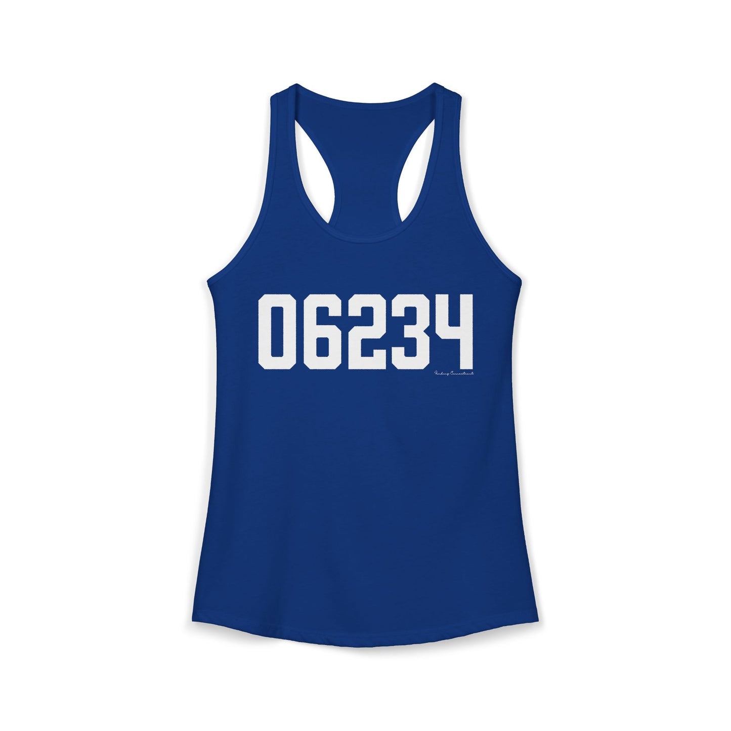 06234 Brooklyn CT Zip Code Women's Ideal Racerback Tank Top