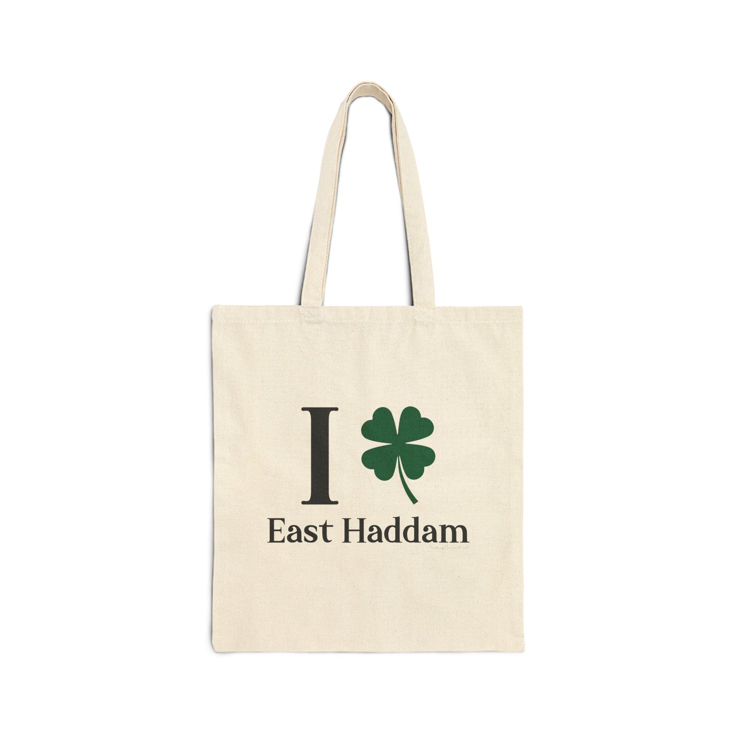 I Clover East Haddam Cotton Canvas Tote Bag