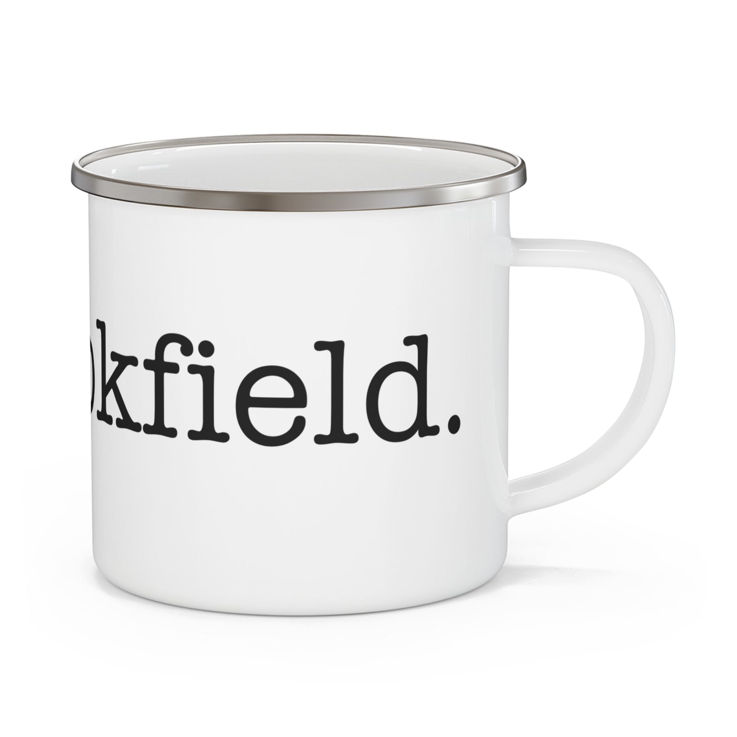 I Heart Brookfield. Enamel Camping Mug