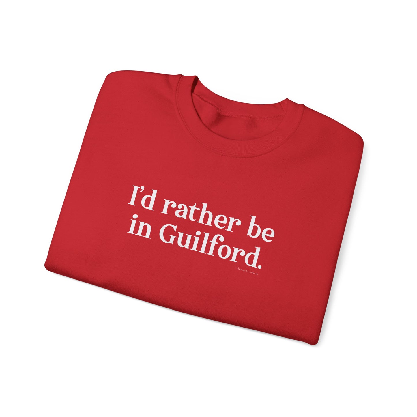 I'd rather be in Guilford. Unisex Heavy Blend™ Crewneck Sweatshirt