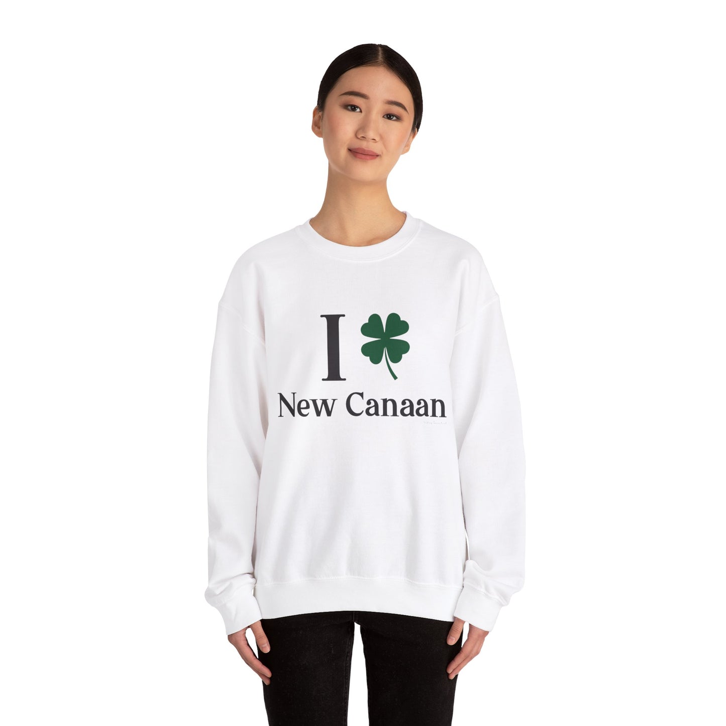 I Clover New Canaan Unisex Heavy Blend™ Crewneck Sweatshirt