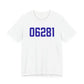 06281 Woodstock Connecticut Zip Code Unisex Jersey Short Sleeve T-Shirt