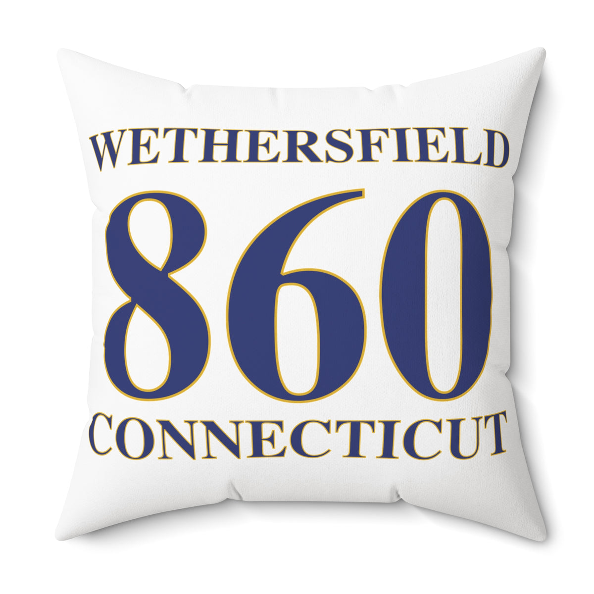 Wethersfield 860 Connecticut Polyester Square Pillow