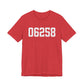 06258 Pomfret CT Zip Code Unisex Jersey Short Sleeve T-Shirt