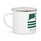 Burlington Connecticut St. Patrick’s Day Flag Enamel Camping Mug