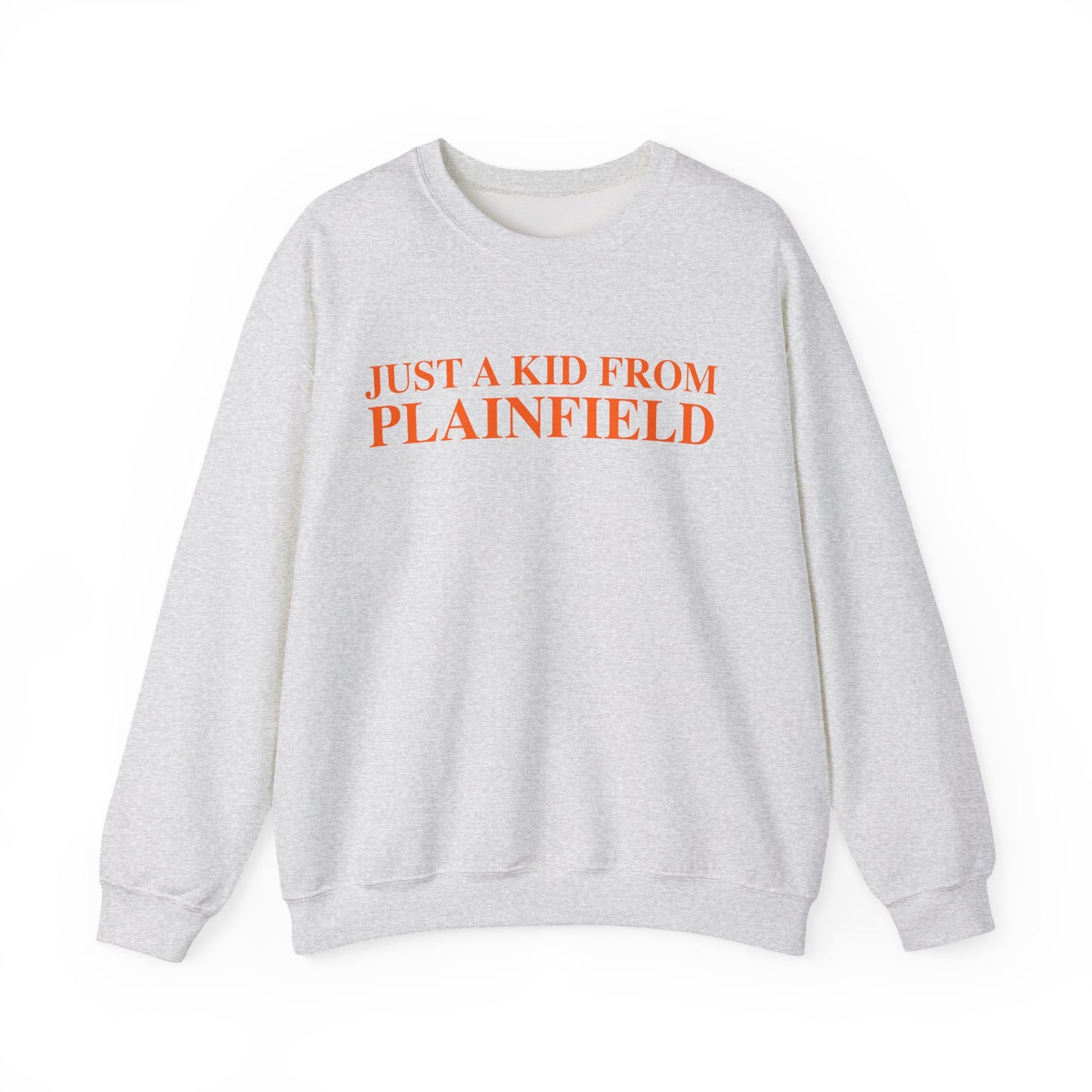 Just a kid from Plainfield Unisex Heavy Blend™ Crewneck Sweatshirt