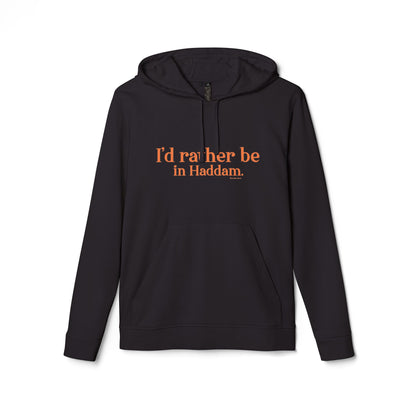 I'd rather be in Haddam. adidas® Unisex Fleece Hoodie