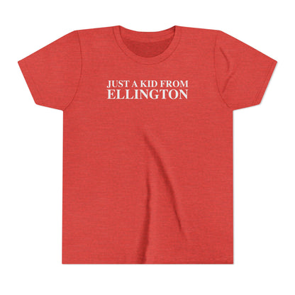 Just a kid from Ellington Youth Short Sleeve T-Shirt