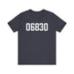 06830 - Greenwich CT Zip Code Unisex Jersey Short Sleeve T-Shirt