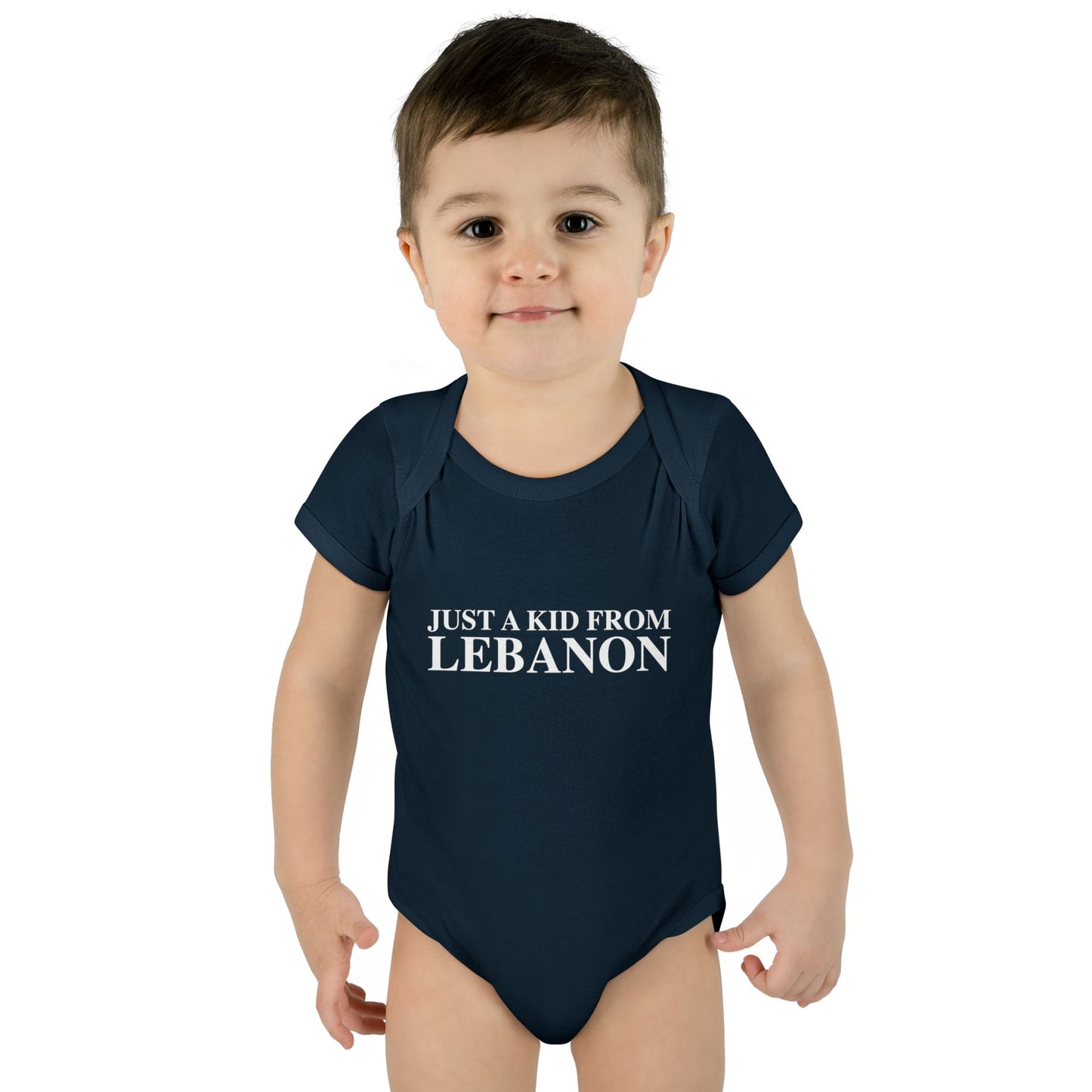 Just a kid from Lebanon Infant Baby Rib Bodysuit
