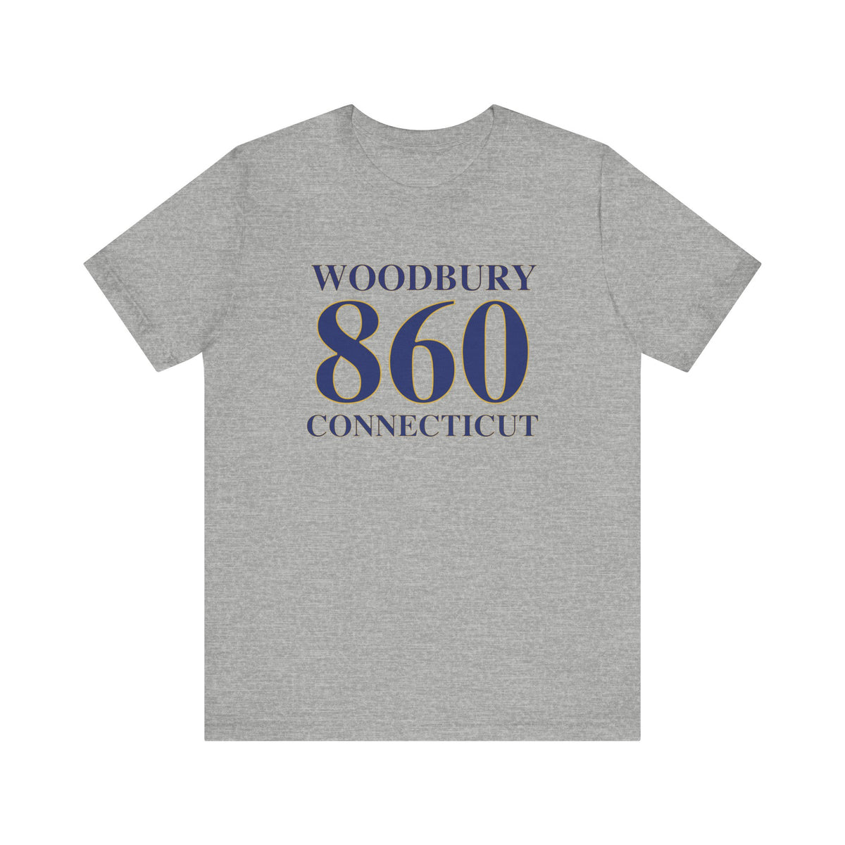 Woodbury 860 Connecticut Unisex Jersey Short Sleeve T-Shirt