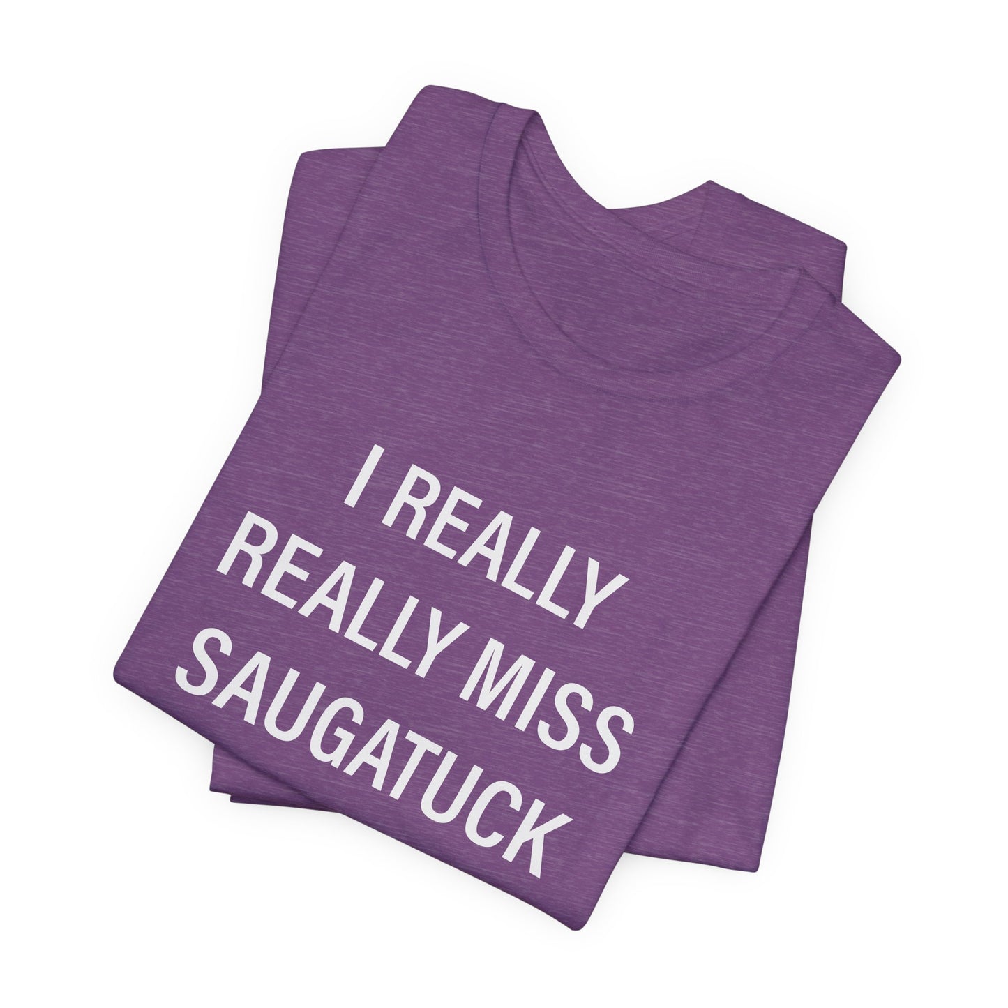 I Really Really Miss Saugatuck Unisex Jersey Short Sleeve T-Shirt