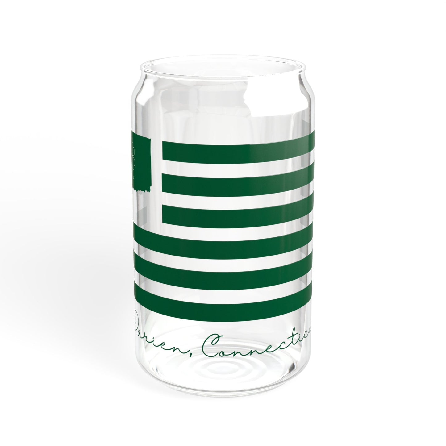 Darien Connecticut St. Patrick's Day Sipper Glass, 16oz