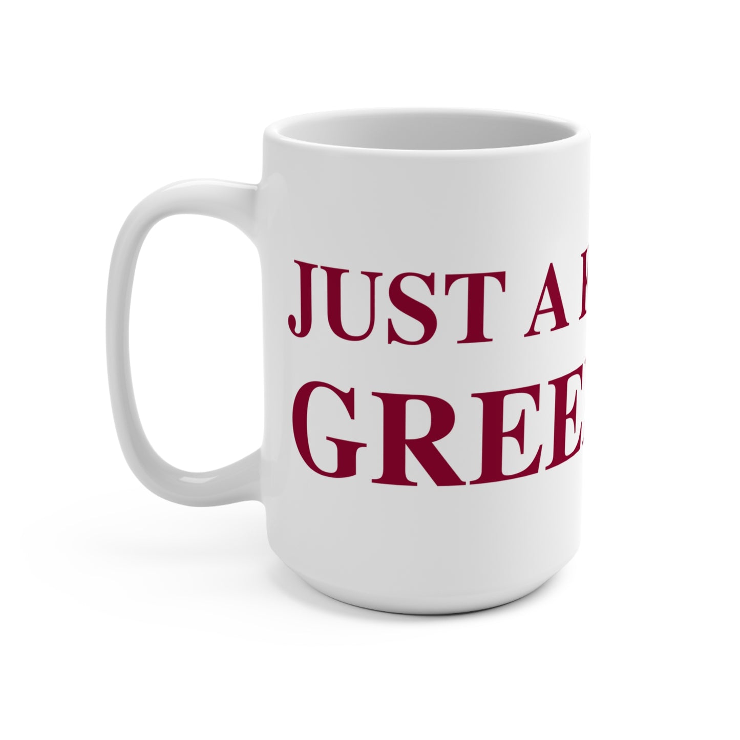 Just a kid from Greenwich Mug 15oz