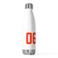 06811 Danbury Connecticut Zip Code 20oz Insulated Bottle