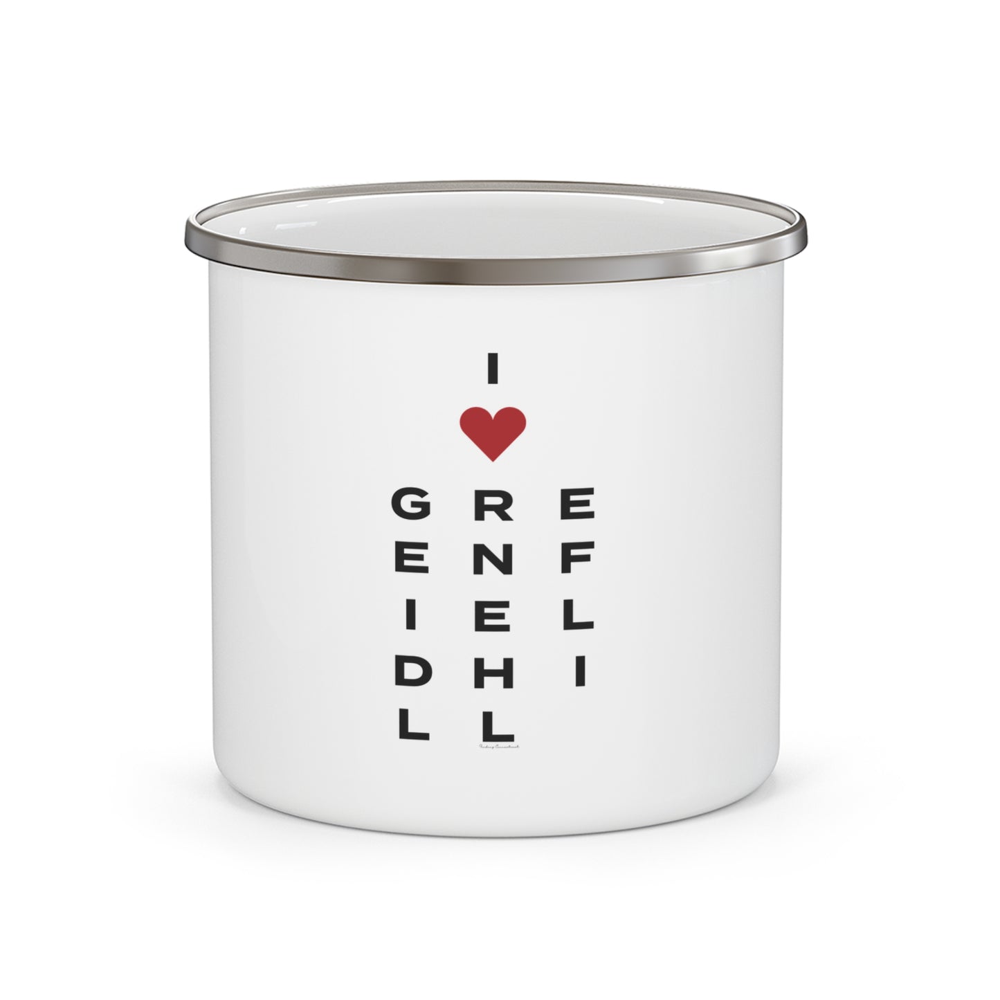 Greenfield Hill Vision Enamel Camping Mug
