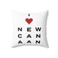 New Canaan Vision Spun Polyester Square Pillow