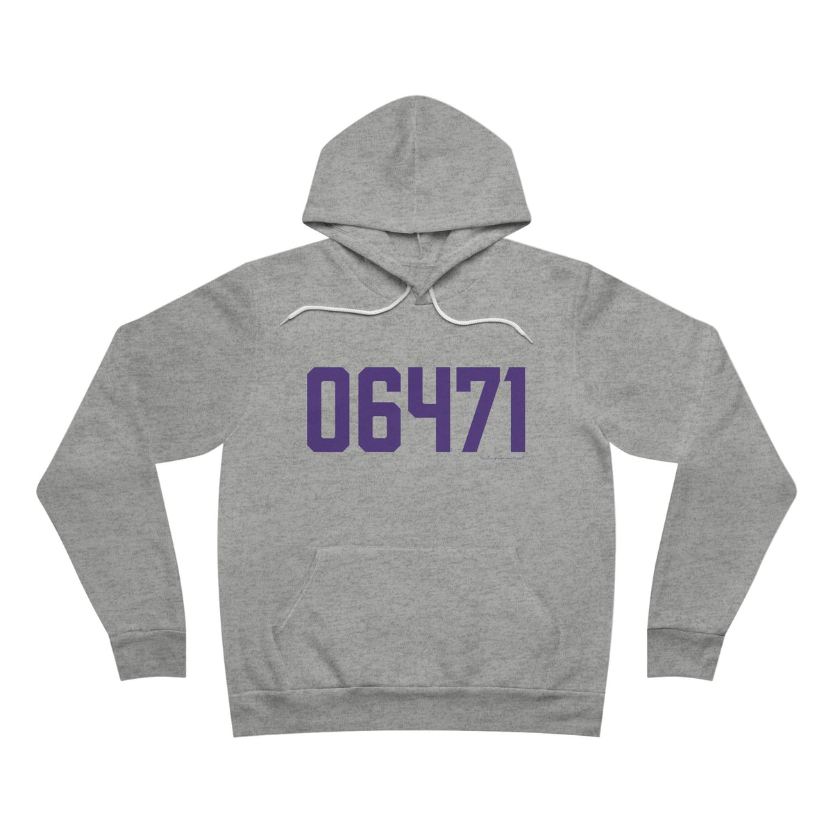06471 North Branford Connecticut Zip Code Unisex Sponge Fleece Pullover Hoodie
