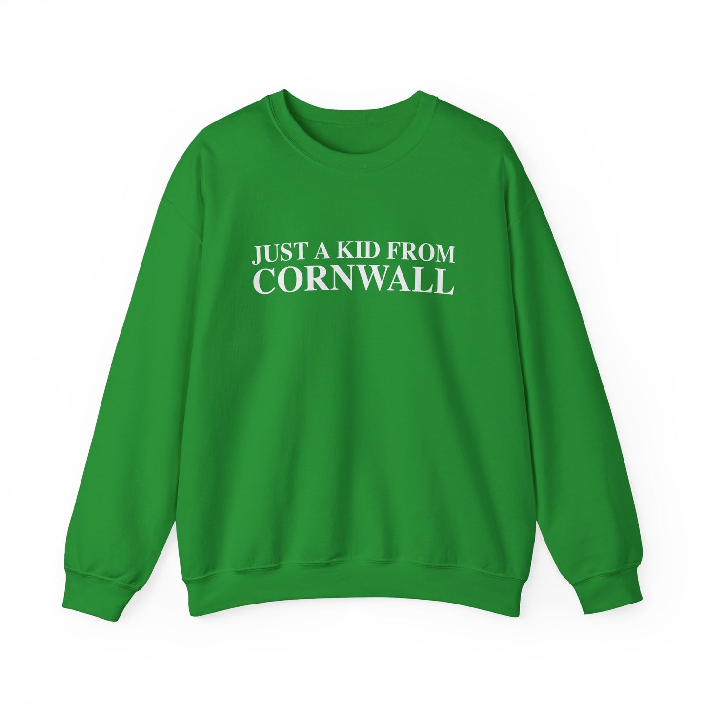 Just a kid from Cornwall Unisex Heavy Blend™ Crewneck Sweatshirt