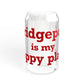 Bridgeport Is My Happy Place Sipper Glass, 16oz