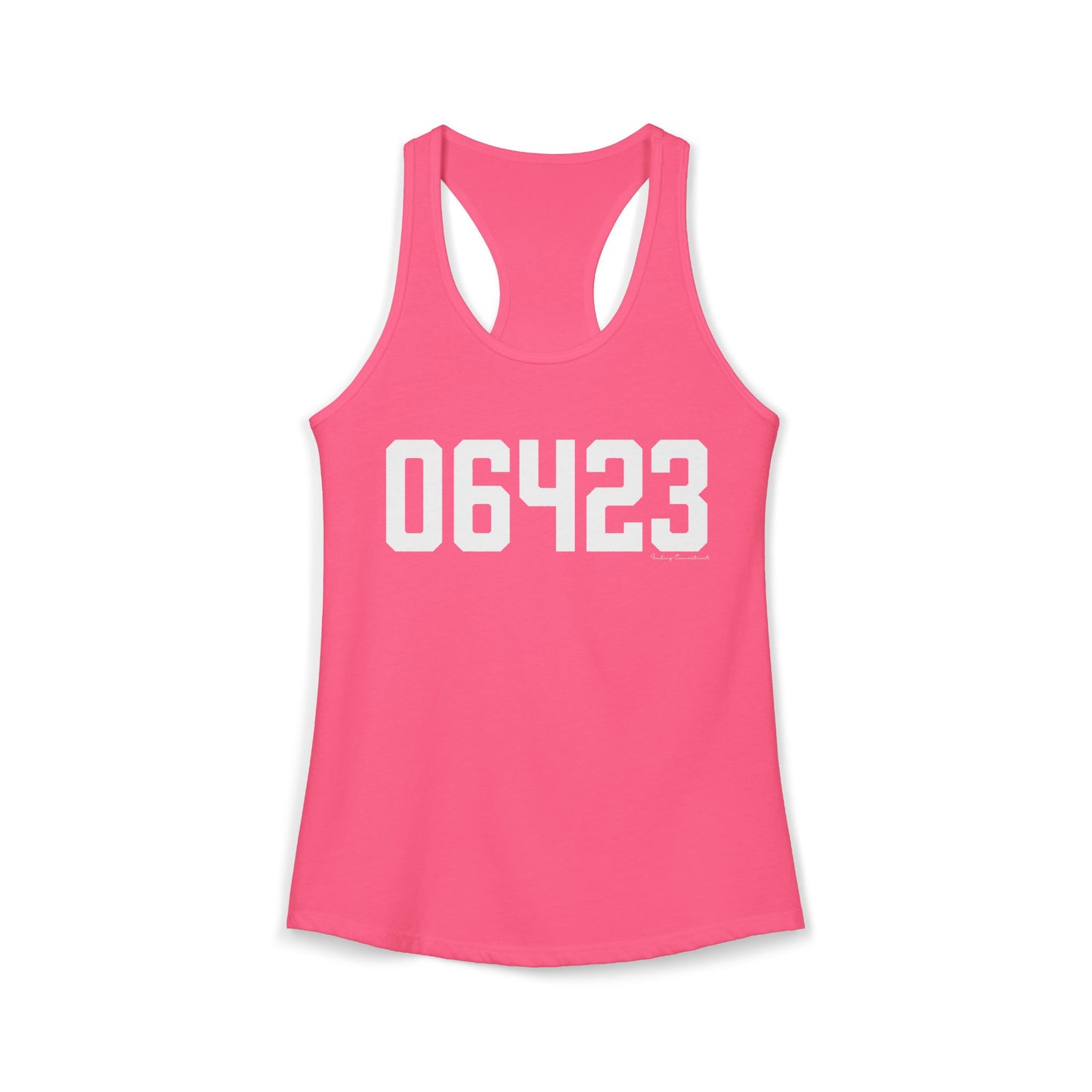 06423 East Haddam CT Zip Code Women's Ideal Racerback Tank Top
