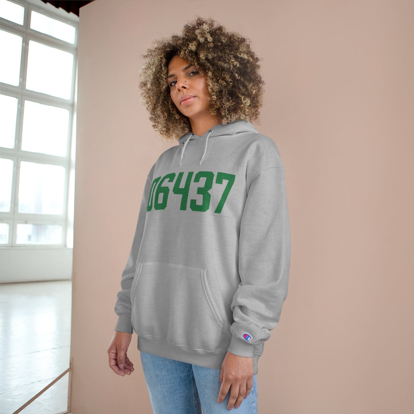 06437 - Guilford Connecticut Zip Code  Champion Hoodie
