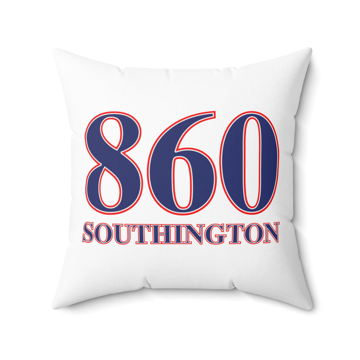 860 Southington Red, White & Blue Spun Polyester Square Pillow