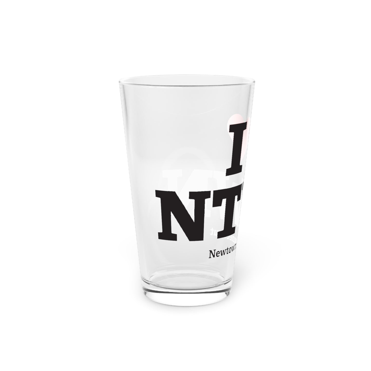 I Heart NTWN Pint Glass, 16oz
