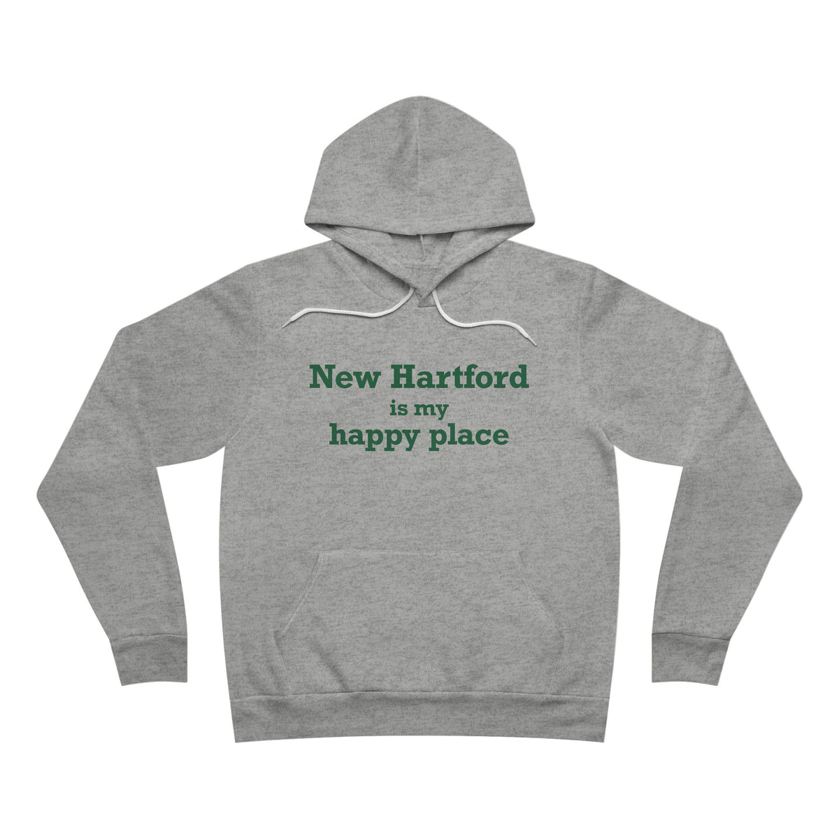 New Hartford is My Happy Place Unisex Sponge Fleece Pullover Hoodie