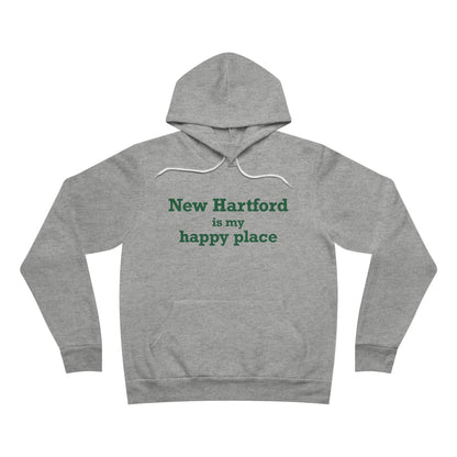 New Hartford is My Happy Place Unisex Sponge Fleece Pullover Hoodie