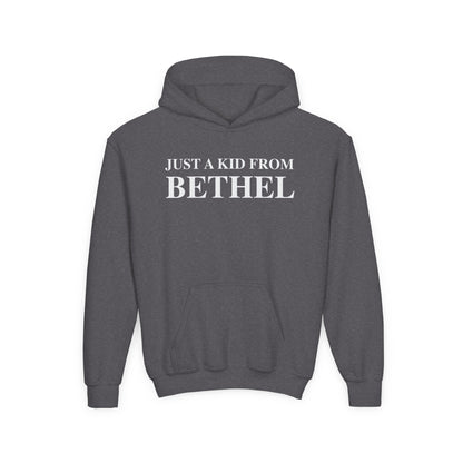 Just a kid from Bethel Youth Heavy Blend Hooded Sweatshirt
