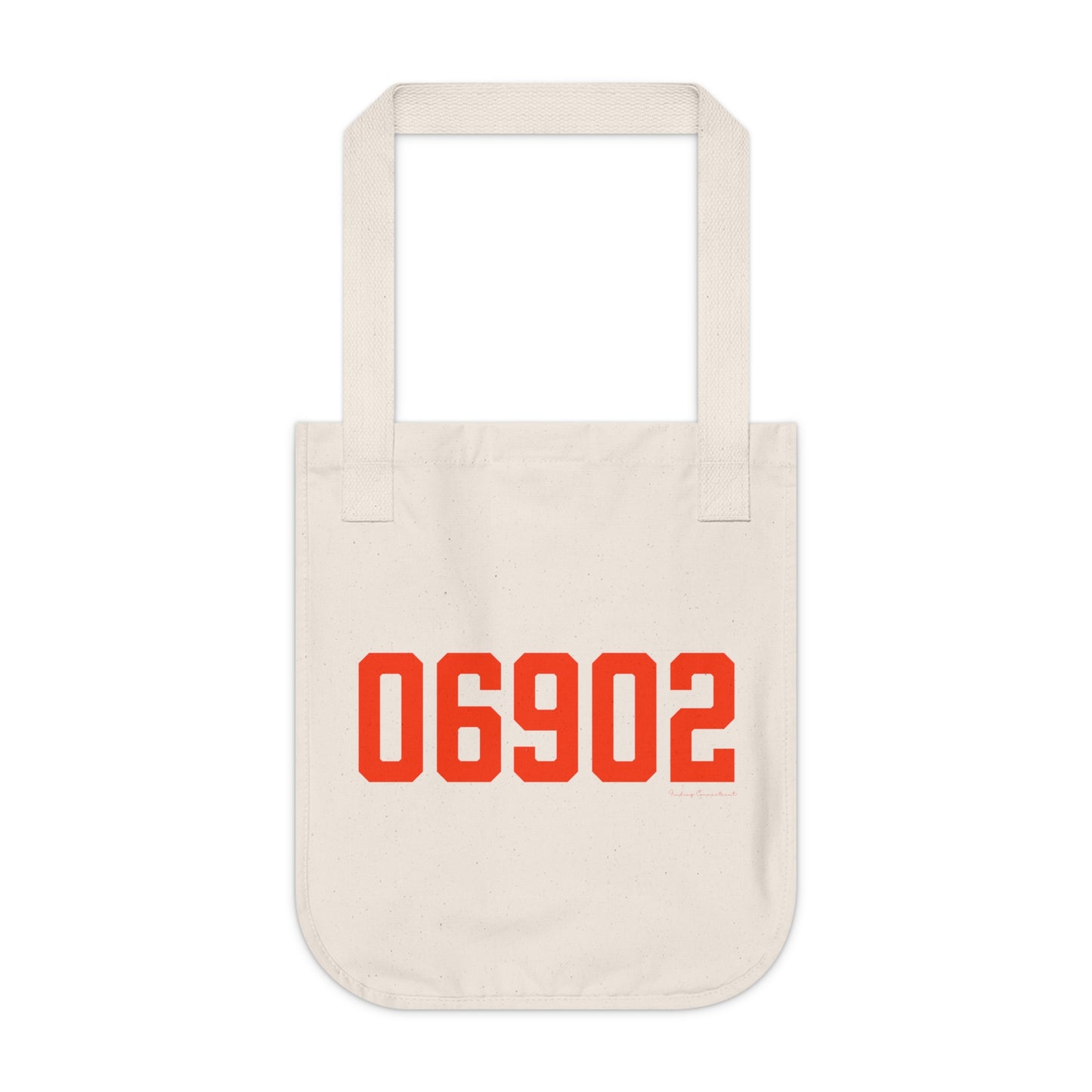 06902 Stamford Connecticut Zip Code Organic Canvas Tote Bag