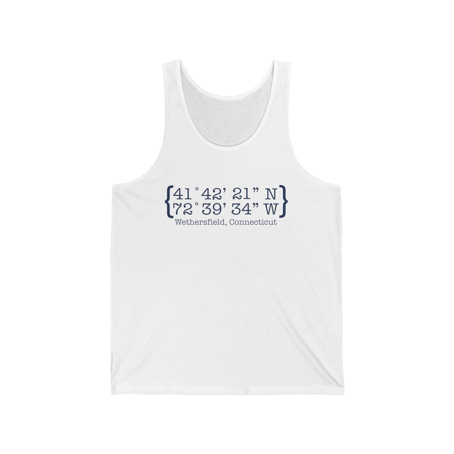 Wethersfield Coordinates Unisex Jersey Tank