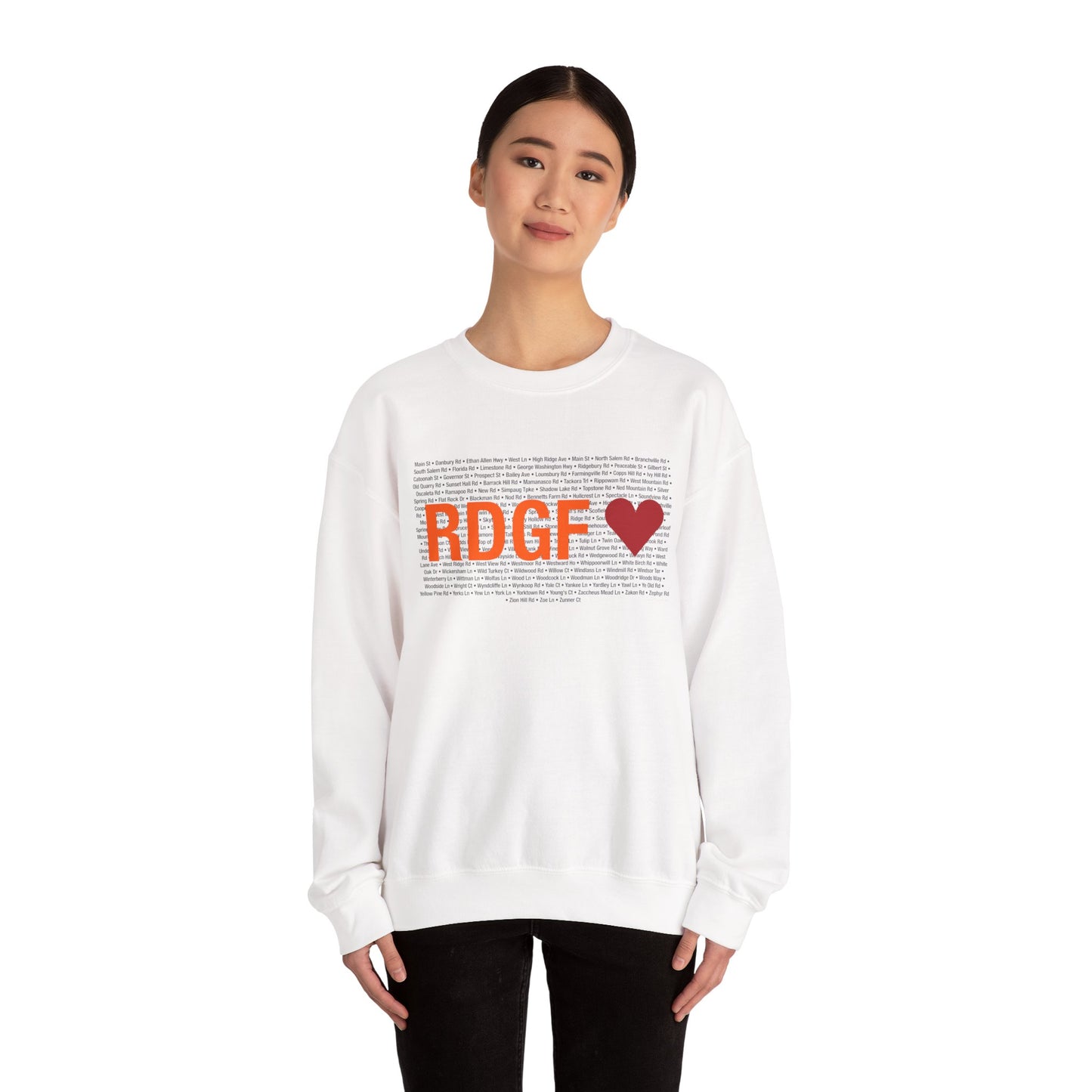 Ridgefield Love Unisex Heavy Blend™ Crewneck Sweatshirt